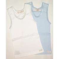 LE BON Singlet - Blue 2 Pack