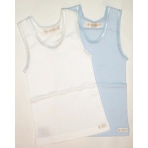 LE BON Singlet - Blue 2 Pack