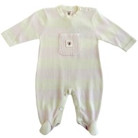 Nurtured By Nature Stripe Snuggle Suit