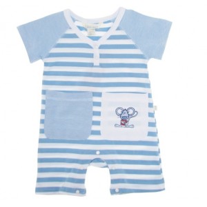 Linzi Bambini - Jolly Mice Striped Summer Romper