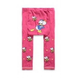 Pink Duck Baby Leggings