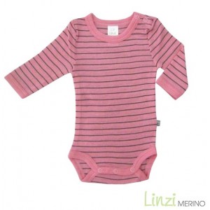 Linzi Merino Bodysuit - Peony Pink