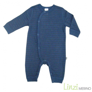 Linzi Merino Romper- Blue Jay