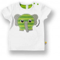 Koko & Co - Elephant Tee in White