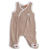 LE BON Leaf Design Overalls