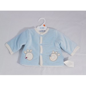 LE BON Padded Velour Paw Jacket