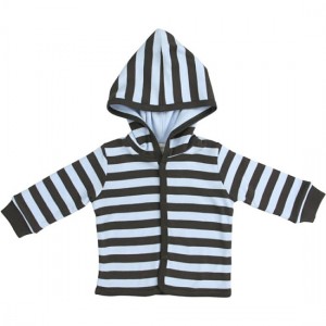 Marquise Chocolate Striped Hooded Jacket