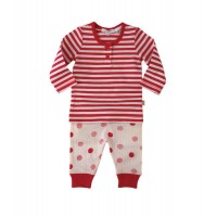 Purebaby Organic Baby Girl PJ Set