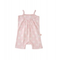 Purebaby Organic Pink Spot PJ Growsuit