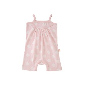 Purebaby Organic Pink Spot PJ Growsuit